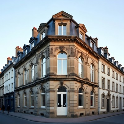 Ornate Corner Building in Strasbourg