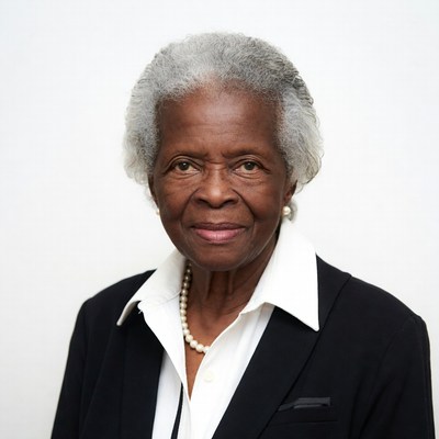 Elderly African-American woman in suit