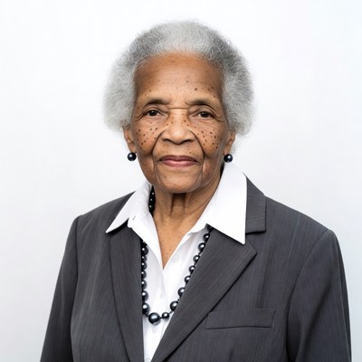 Elderly African-American woman in suit