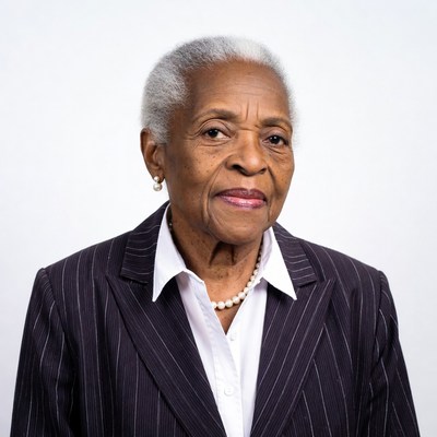 Elderly African-American woman in suit
