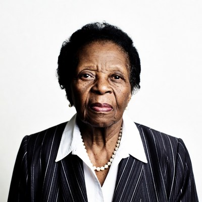 Elderly African-American woman in suit