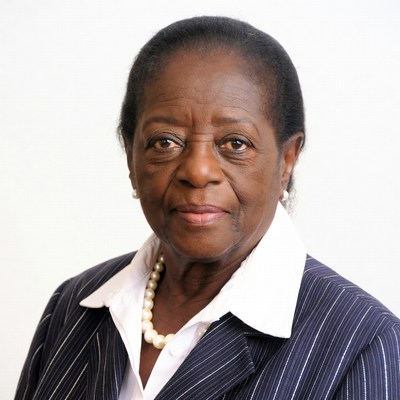 Elderly African-American woman in suit