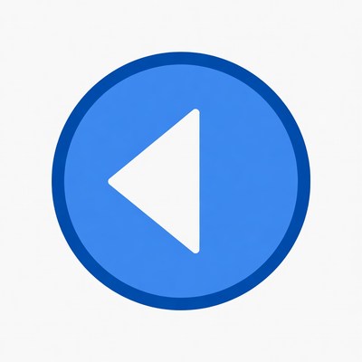 Blue back arrow icon