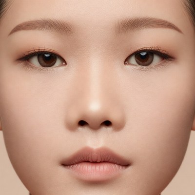 Close-up Asian woman portrait