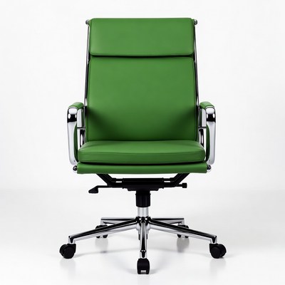 Green Leather Office Chair