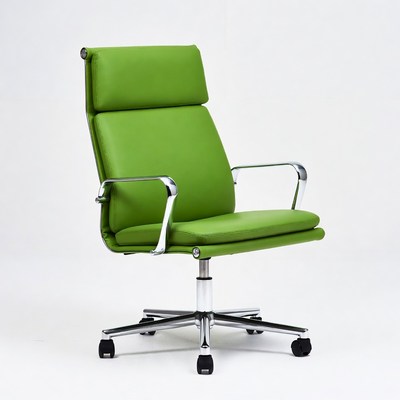 Green Leather Office Chair