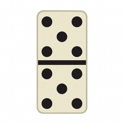 Double Six Domino Tile