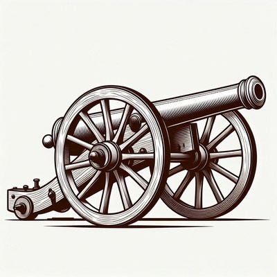 Vintage Cannon Illustration