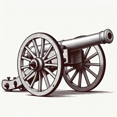 Vintage Cannon Illustration