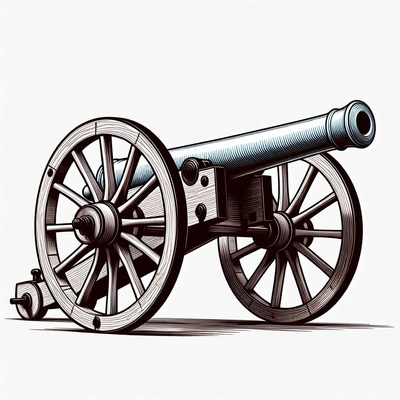 Vintage Cannon Illustration