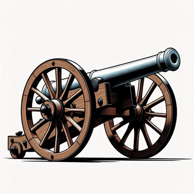 Vintage Cannon Illustration
