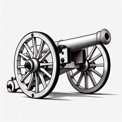 Vintage Cannon Illustration