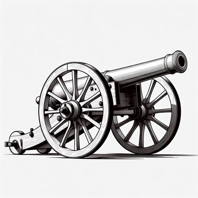 Vintage Cannon Illustration