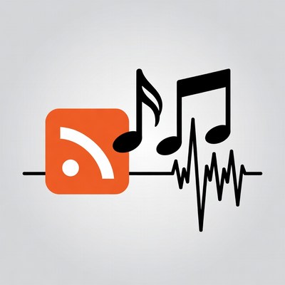 RSS Feed Music Notes Icon
