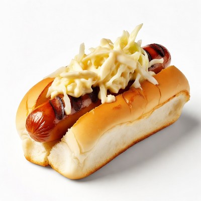 Grilled Hot Dog with Cheese