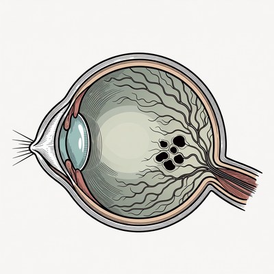Human Eye Anatomy Illustration