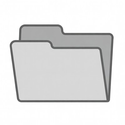 Open Gray Folder Icon