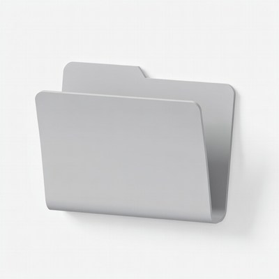 Gray File Folder Icon
