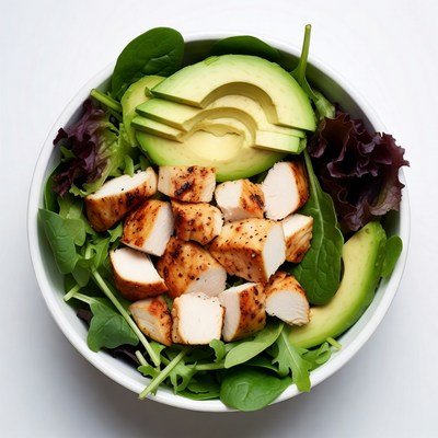 Chicken Avocado Salad Bowl