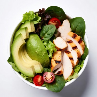 Grilled Chicken Avocado Salad