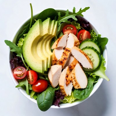 Chicken Avocado Salad Bowl