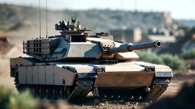 M1 Abrams Tank in Desert