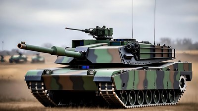 M1 Abrams Tank in Field