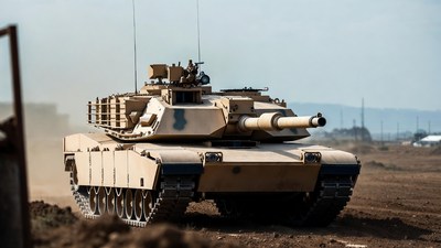 M1 Abrams Tank in Desert