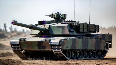 M1 Abrams Tank in Desert