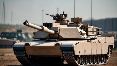 M1 Abrams Tank in Desert