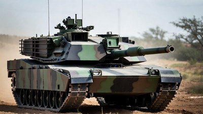 M1 Abrams Tank in Desert