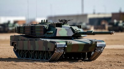 M1 Abrams Tank in Desert