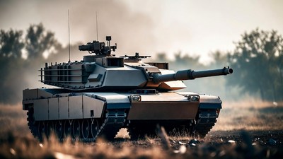 M1 Abrams Tank in Field