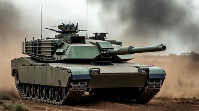 M1 Abrams Tank in Desert