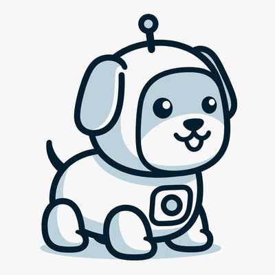 Cute dog in astronaut helmet