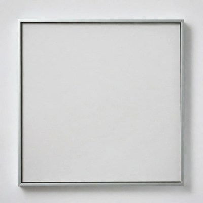 Empty White Picture Frame