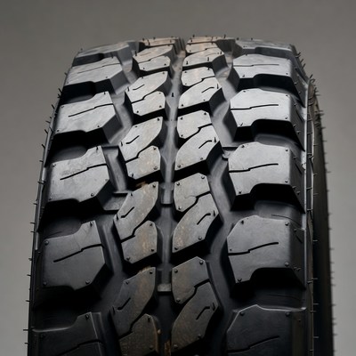 Closeup of Off-Road Truck Tire