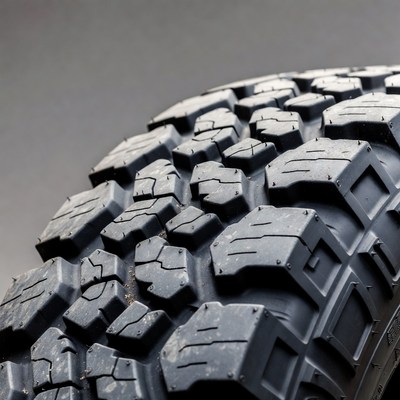 Closeup of Off-Road Tire Tread