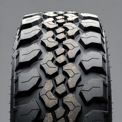 Aggressive Off-Road Tire Tread