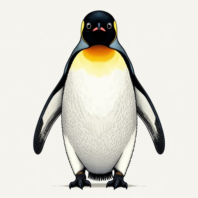 Illustration of Emperor Penguin