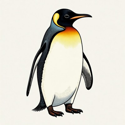 Emperor Penguin Illustration