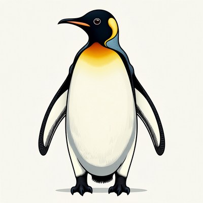 Emperor Penguin Illustration
