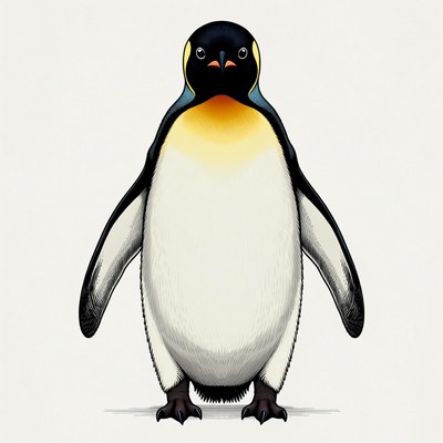 Emperor Penguin Illustration