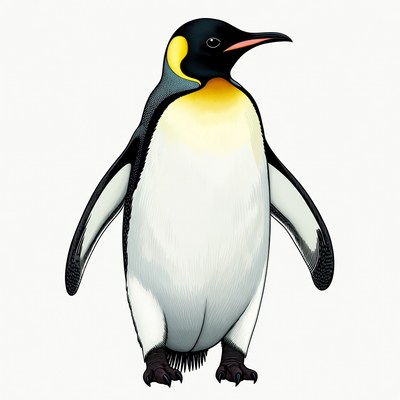 Emperor Penguin Illustration
