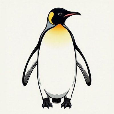 Emperor Penguin Illustration