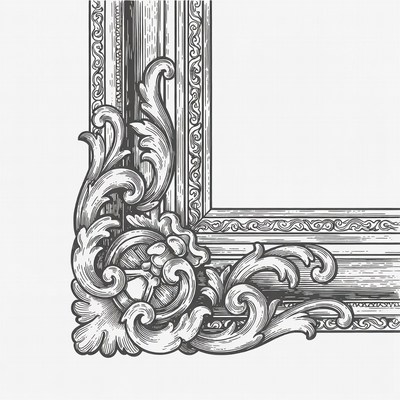 Ornate Vintage Picture Frame