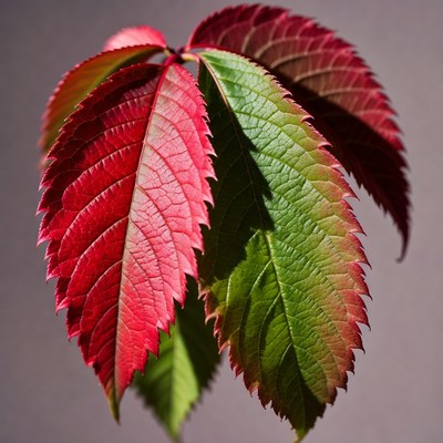 Red and Green Maple Leaves