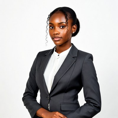 African-American woman in business suit