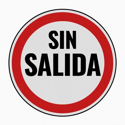 No Exit Traffic Sign