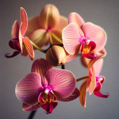 Pink Phalaenopsis Orchid Bloom
